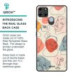 Abstract Faces Glass Case for Realme C25 Cheap