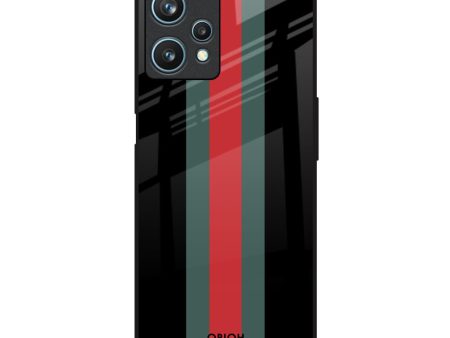 Vertical Stripes Glass Case for Realme 9 Pro 5G Online now