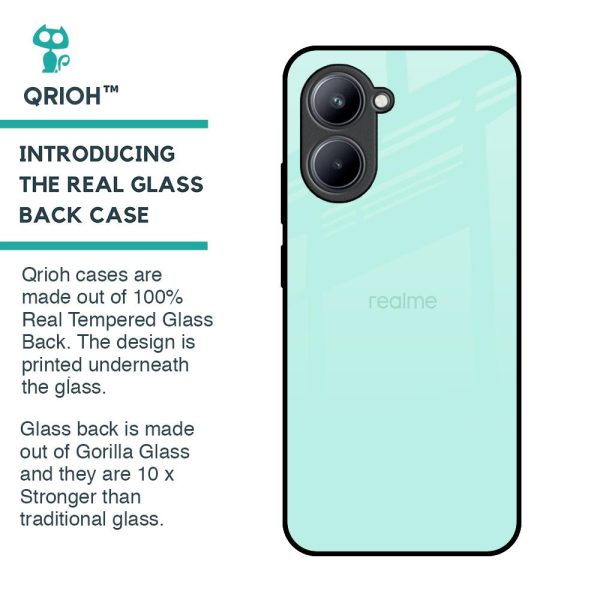 Teal Glass Case for Realme C33 Cheap