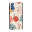 Abstract Faces Glass Case for Samsung Galaxy M52 5G Discount