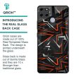 Vector Art Glass Case for Realme C25 Fashion