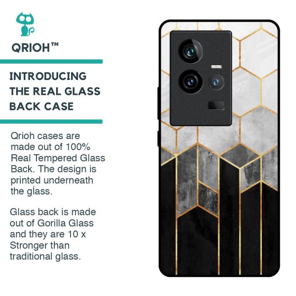 Tricolor Pattern Glass Case for Vivo iQOO 11 Online now