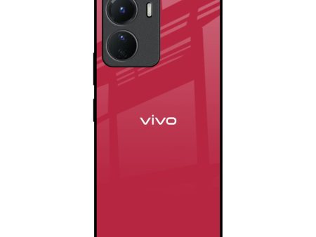 Solo Maroon Glass case for Vivo Y16 For Sale