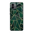 Abstract Green Glass Case For Redmi A1 Online now