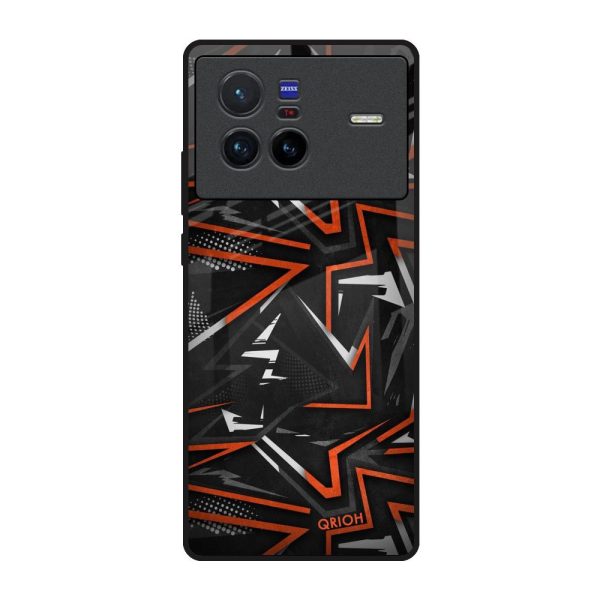 Vector Art Glass Case for Vivo X80 5G on Sale