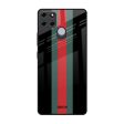 Vertical Stripes Glass Case for Realme C25 Fashion