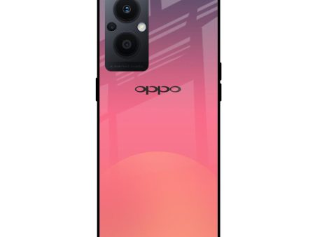 Sunset Orange Glass Case for Oppo F21s Pro 5G Online now