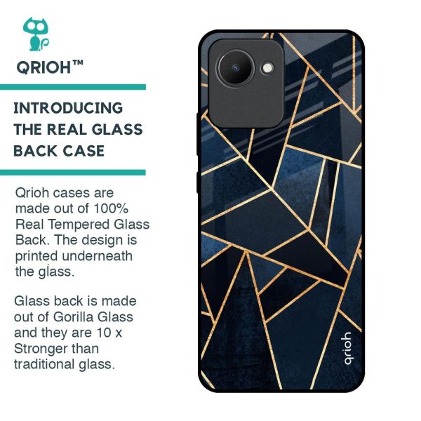 Abstract Tiles Glass Case for Realme C30 Hot on Sale