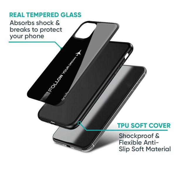 Follow Your Dreams Glass Case for Realme 9i Online Hot Sale