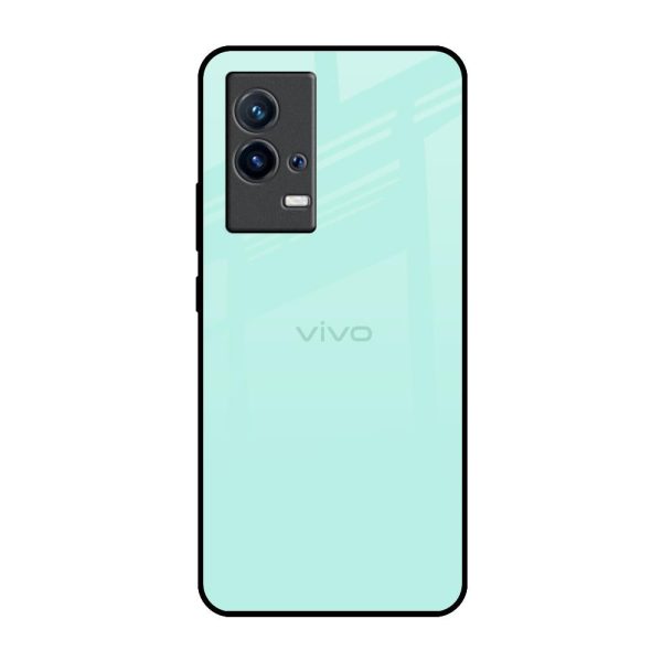 Teal Glass Case for IQOO 9 5G For Discount