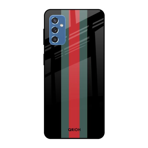 Vertical Stripes Glass Case for Samsung Galaxy M52 5G Online Hot Sale